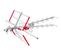 Maclean MCTV-855A - Antenne TV extérieure (DVB-T DVB-T2 Full HD max. 100dBµV Filtre LTE UHF/VHF (actif)