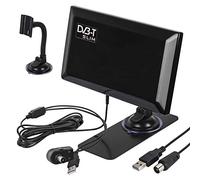 Maclean MCTV-948 Antenne d'intérieur Active DVB-T/T2 H.265 HEVC avec amplificateur Ventouse et Support USB 5 V