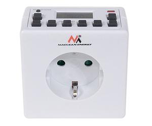 Maclean Minuterie Digitale Programmable avec Affichage et Fonction Aléatoire 16A