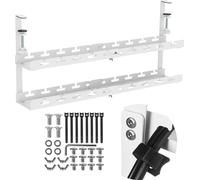 Maclean Organisateur de câbles sous lavabo max. 5kg charge max. 728mm 2 niveaux blanc MC-102 W