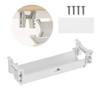 Maclean Organisation de câbles/tiroirs sous le bureau Charge max. 5kg blanc MC-106 W