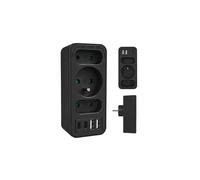 Maclean Prise x3 + 4xUSB MCE248 F/B