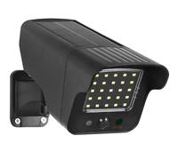 Maclean SOL1803S Caméra factice Solaire Clignotant LED détecteur de Mouvement LED éclairage Autocollant Gratuit