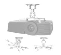 Maclean Support de Plafond pour projecteurs, capacité de Charge : 13,5 kg (Blanc)