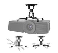 Maclean Support de Plafond pour projecteurs, capacité de Charge : 13,5 kg (Noir)
