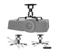 Maclean - Support de plafond pour vidéoprojecteur - 54~320 mm, jusqu'à 13,5 kg, rotation à 360 degrés MC-200 B