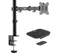 Maclean support de table pour écran LCD, double bras, VESA 75x75 et 100x100, 17-32", 8kg, MC-883 + MC-929