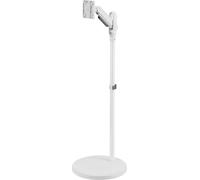 Maclean support mobile pour moniteur/TV au sol, ressort à gaz, 17"-35", 2-10kg, blanc, MC-970W
