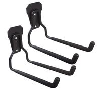 Maclean MC-440 Support mural garage acier noir 2 pièces charge 35 kg