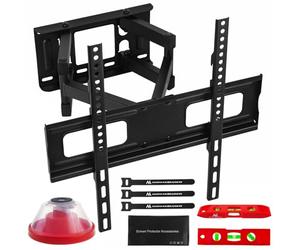 Maclean Support Mural pour téléviseur de 32 à 75" | Inclinable et pivotant | Charge maximale : 50 kg | Distance au Mur : 80-380 mm | VESA 75 x 75-400 x 400 mm | pour OLED, QLED, LCD | Acc de Montage