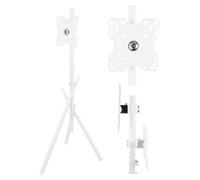 Support TV sur Pied Maclean MC-181W 27-55" VESA 200x200 60kg Blanc