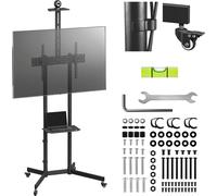Maclean support TV, support caméra sur roulettes, 37-70" charge max 45kg/5kg support max VESA 600x400 MC-113 B