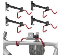 Maclean Support Vélo Mural Réglable Pliable Acier 30 kg Noir (3)