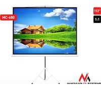 Maclean TV Écran sur pied MC-680 112" 1:1 200x200 Écran Home Cinéma