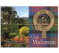 MacLennan Clan Ecossais Souvenir Métallique Image Aimant de Réfrigérateur, Cadeau Ecossais