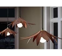 MacMaster Lampe Suspension Design en Bois Lotus 70x18cm - LOTUS PENDANT LIGHT LARGE