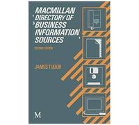 Macmillan Directory Of Business Information Sources