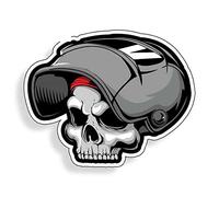 MACMRD Autocollants De Voiture 13 Cm X 10,4 Cm Créatif Crâne Soudeur Voiture Autocollants Pare-Chocs Coffre Camion Graphique Pare-Brise Décalque
