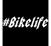MACMRD Autocollants De Voiture 23X6.7Cm #Bike Life Autocollants De Voiture Funny Auto Stickers Decal