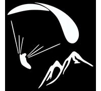 MACMRD Autocollants De Voiture Drôle De Parapente Voiture Autocollant Automobiles Vinyle Décalcomanies