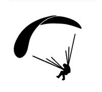 MACMRD Autocollants De Voiture Drôle Parapente Voiture Autocollant Automobiles Motos Accessoires Extérieurs Vinyle Décalcomanies