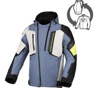 Macna Angle 2.0, veste textile imperméable M Bleu Clair/Gris Clair/Noir Bleu Clair/Gris Clair/Noir