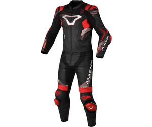 MACNA ARMADYL Lederkombi 2-teilig schwarz-rot-weiss 48