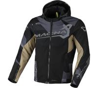 Macna Atracor Veste textile de moto, noir/brun/gris, Taille S