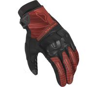 Macna Attila RTX Gants de moto, Rouge/Noir, Taille 3XL