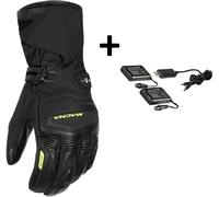 Macna Azra RTX 7.4V Kit, gants imperméables chauffants 3XL Noir Noir