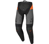 Macna Backyard-1 Pantalon de motocross, Noir/Gris/Orange, Taille S