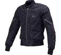 Macna Bastic, veste textile imperméable S Noir Noir