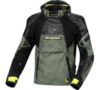 Macna Bradical Camo veste textile de moto imperméable, vert, taille XL pour homme