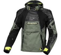 Macna Bradical Camo Veste Textile de Moto imperméable, grün/Camouflage, 2XL
