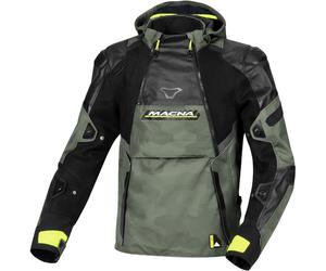 Macna Bradical Camo veste textile de moto imperméable, vert, taille 2XL pour homme
