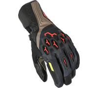 Macna Brawler RTX, gants imperméables XL Beige/Noir/Rouge Beige/Noir/Rouge