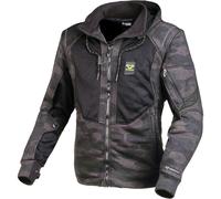Macna Breeze Camo Moto Zip Sweat à capuche, noir-multicolore, taille XS pour homme
