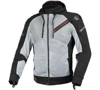 Macna Brero, veste en textile 3XL Gris Clair/Noir Gris Clair/Noir