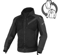 Macna Brero Veste textile moto, noir, Taille S