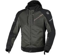 Macna Brero Veste textile moto, noir-vert, taille 2XL pour homme