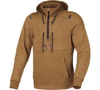 Macna Byron Sweat à capuche moto, Marron clair, Taille M