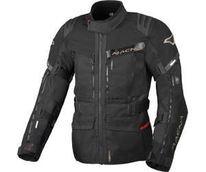 Macna Chieftane Solid veste textile de moto imperméable, noir, Taille XL