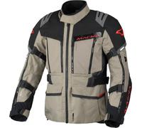 Macna Chieftane veste textile de moto imperméable, Noir/sable, Taille M
