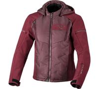 Macna Cocoon 2.0, veste textile imperméable pour femmes L Rouge Foncé Rouge Foncé