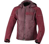 Macna Cocoon 2.0, veste textile imperméable pour femmes XS Rouge Foncé Rouge Foncé