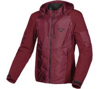 Macna Cocoon imperméable à l’eau pour dames moto Veste textile, Rouge foncé, Taille M