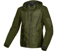 Macna Cocoon imperméable à l’eau pour dames moto Veste textile, Vert foncé, Taille S