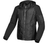Macna Cocoon Veste textile de moto imperméable, noir, Taille L