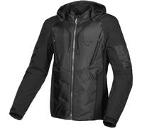 Macna Cocoon Veste textile de moto imperméable, noir, Taille M