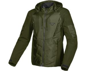 Macna Cocoon Veste textile de moto imperméable, Vert foncé, Taille 3XL